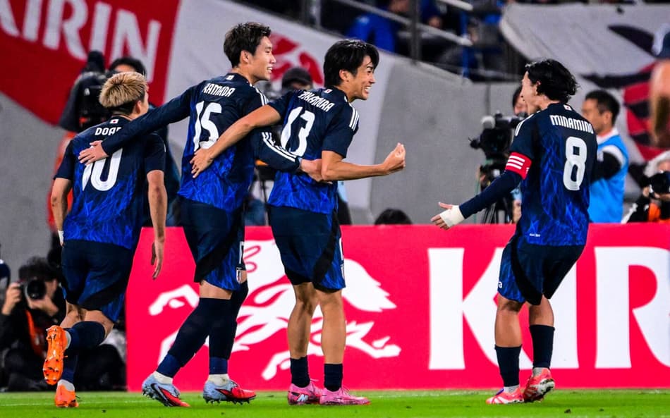 Japão virou o jogo contra o Brasil e venceu por 3 a 2.