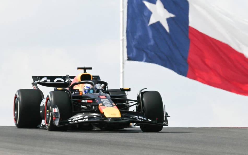 Max Verstappen no GP dos EUA de F1 (Foto: RONALDO SCHEMIDT / AFP)