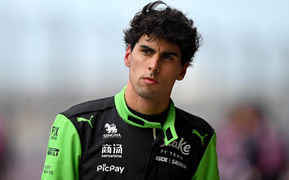 Gabriel Bortoleto, da Sauber, em GP dos Estados Unidos na F1 2025 (Foto: Rudy Carezzevoli/Getty Images/AFP)