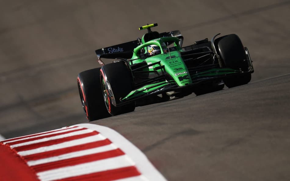 Gabriel Bortoleto na classificação do GP dos EUA de Fórmula 1 (Foto: Jared C. Tilton/Getty Images/AFP)