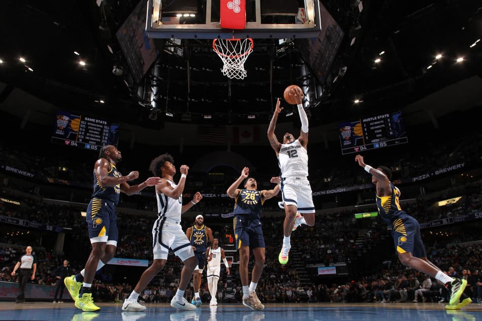 Indiana Pacers x Memphis Grizzlies (Foto: JOE MURPHY / NBAE / Getty Images via AFP)