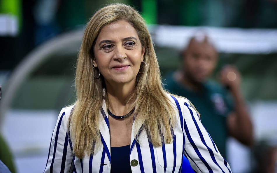 Leila Pereira, presidente do Palmeiras