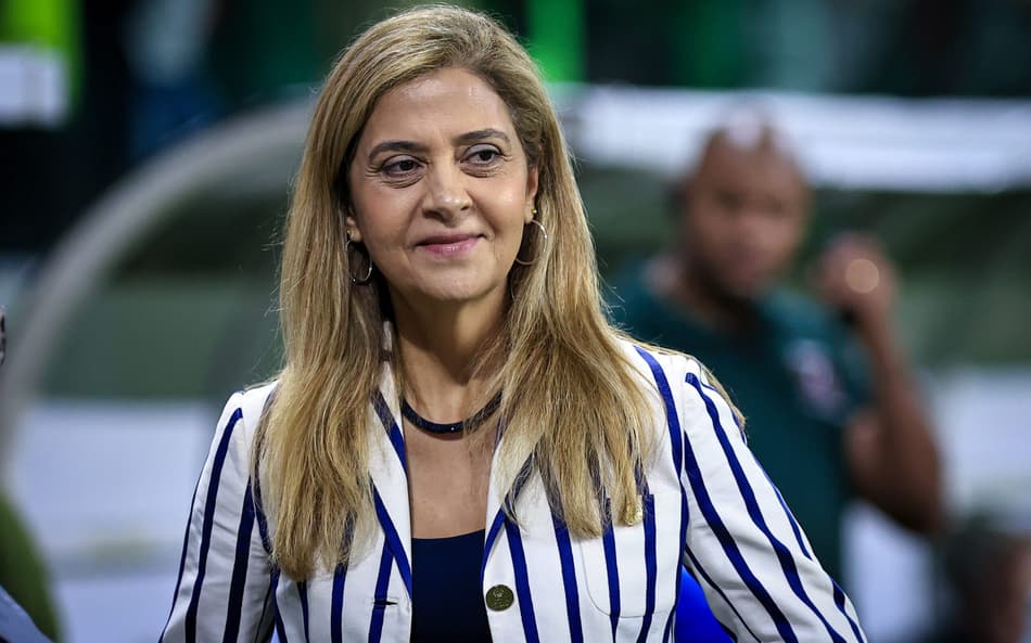 Leila Pereira, presidente do Palmeiras