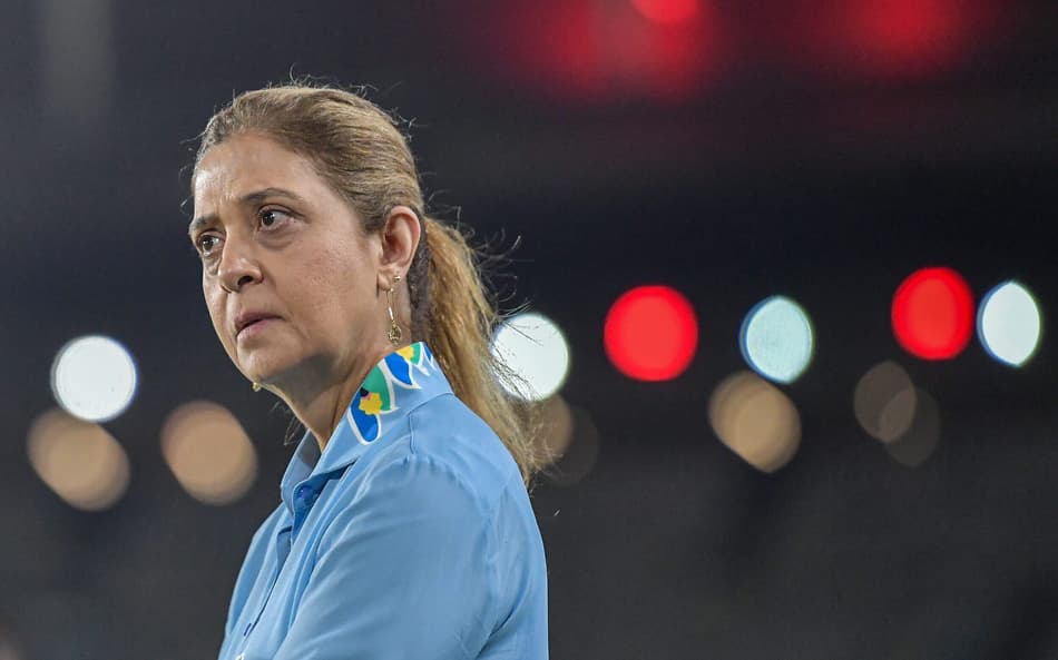 Leila Pereira, presidente do Palmeiras, detonou postura do Flamengo (Foto: Thiago Ribeiro/AGIF)