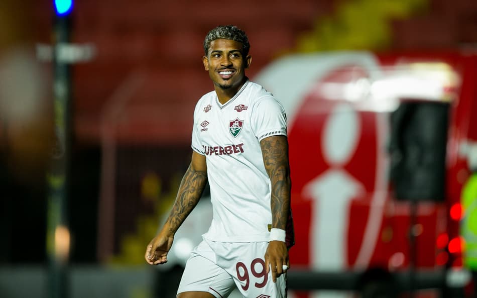 John Kennedy em ação em Sport x Fluminense
