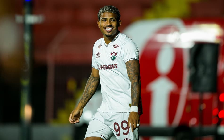 John Kennedy em ação em Sport x Fluminense
