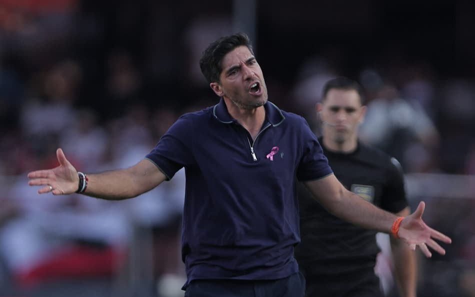 Abel Ferreira em São Paulo x Palmeira (Foto: Ettore Chiereguini/AGIF)