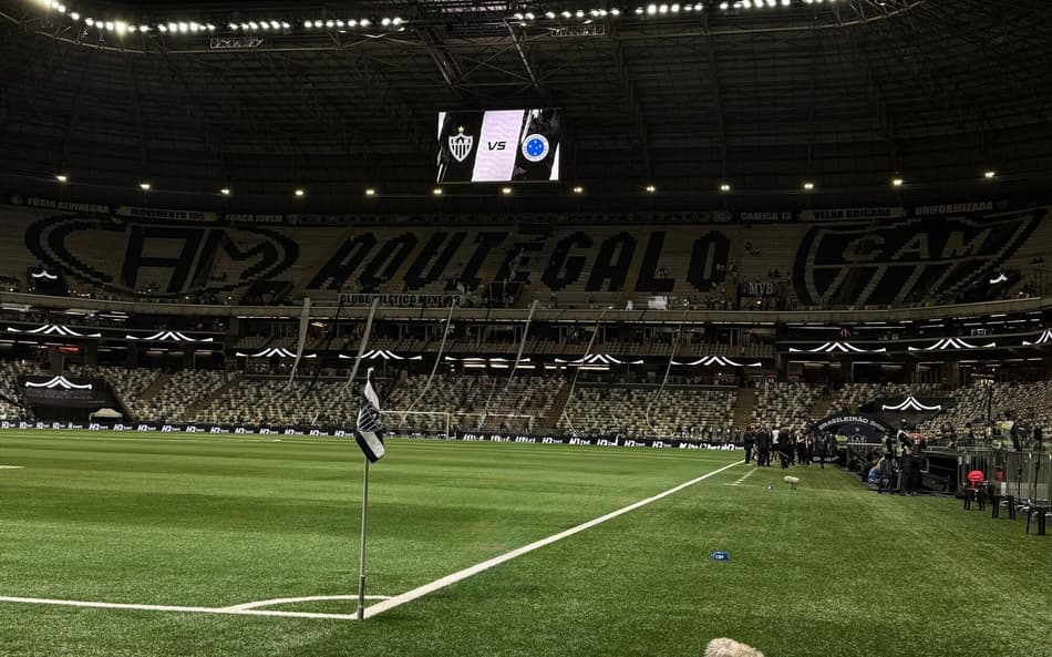 Arena MRV antes do início do classico entre Cruzeiro e Atlético (Foto: Rodrigo Leonel)