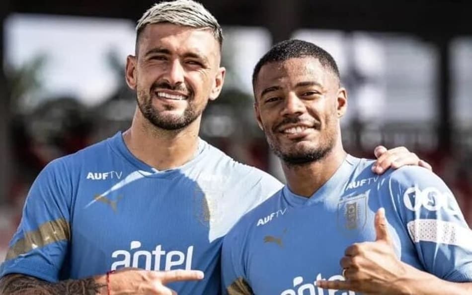 Arrascaeta e De La Cruz &#8211; seleção uruguaia
