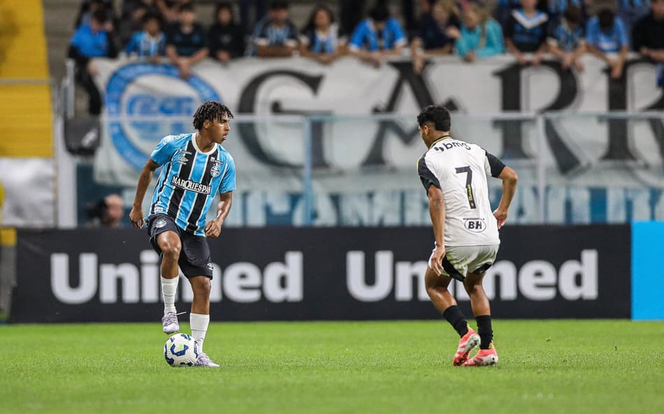 Atlético e Gremio jogo da ida da final do Brasileiro sub 17 (Foto: FOTO: ANGELO PIERETTI/GRÊMIO FBPA)