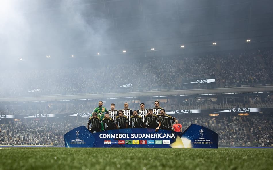 Atlético nas quartas da Sul Americana contra o Bolívar (Foto: Pedro Souza / Atlético)