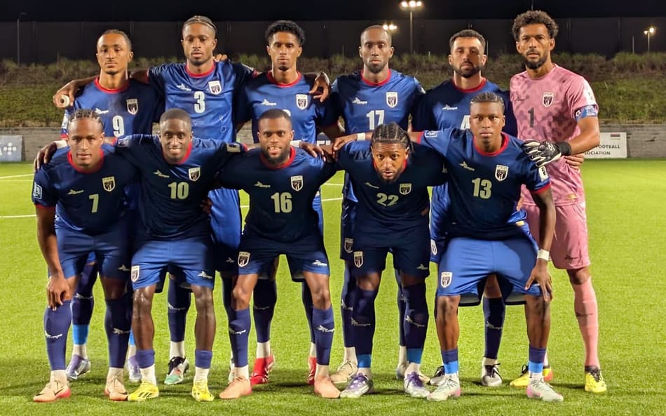 Cabo Verde antes do confronto contra Camarões (Foto: Reprodução/X)