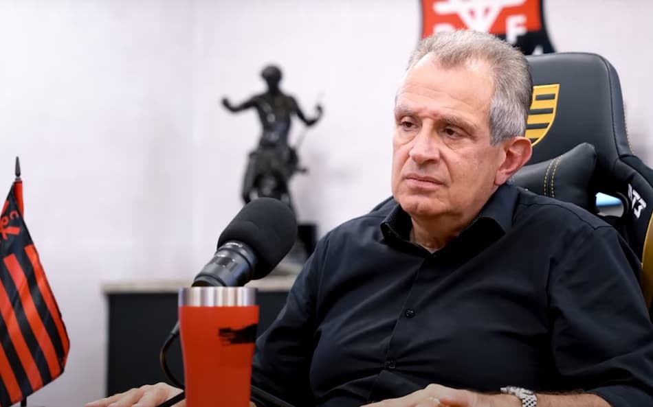 BAP durante entrevista à Flamengo TV (Foto: Reprodução)