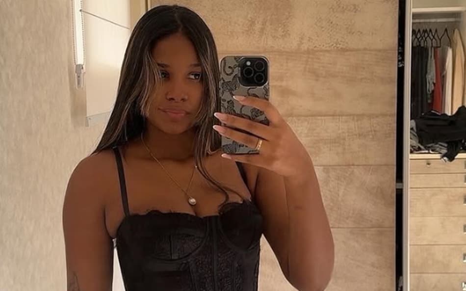 Julya, ex-parceira de Jeffinho, do Botafogo (Foto: Reprodução redes sociais)