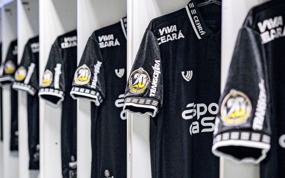 Vestiário do Ceará na Arena Castelão (Foto: Felipe Santos/Ceará SC)