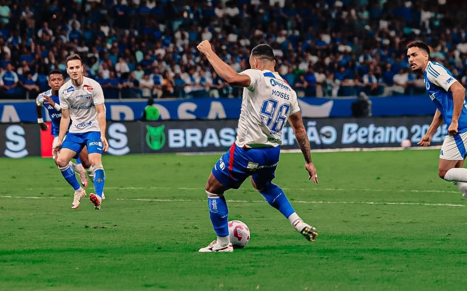 Partida entre Cruzeiro e Fortaleza, pelo Brasileirão (Foto: Matheus Amorim/Fortaleza EC)