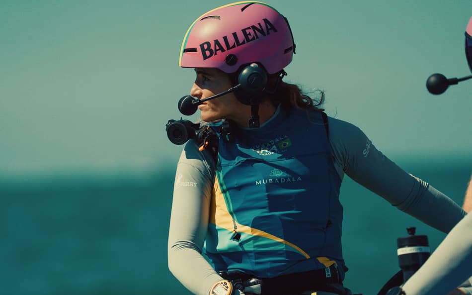 Martine Grael como capitã do Mubadala Brazil no SailGP (Foto: Mubadala Brazil)
