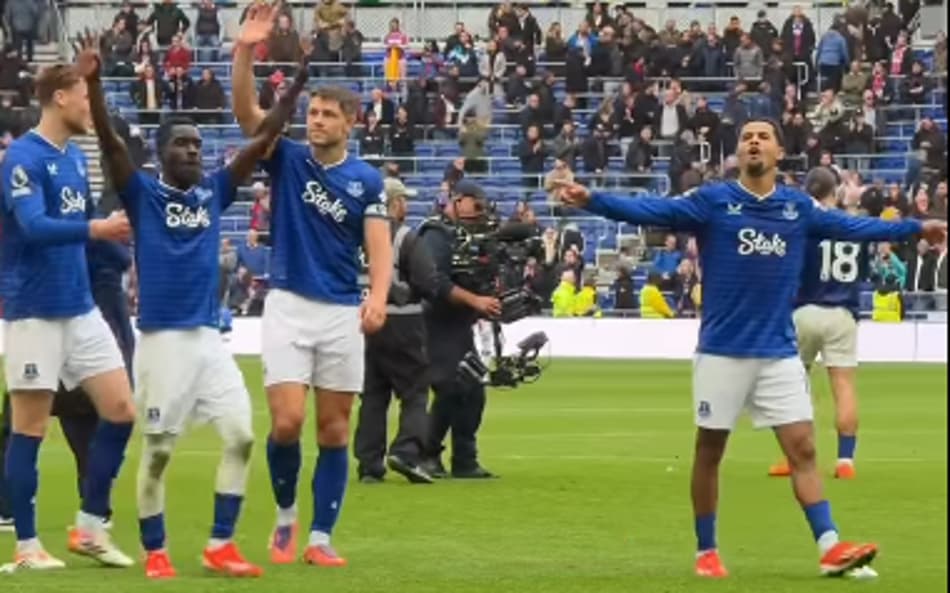 Everton venceu o Crystal Palace pela Premier League (Foto: Reprodução/Instagram @everton)