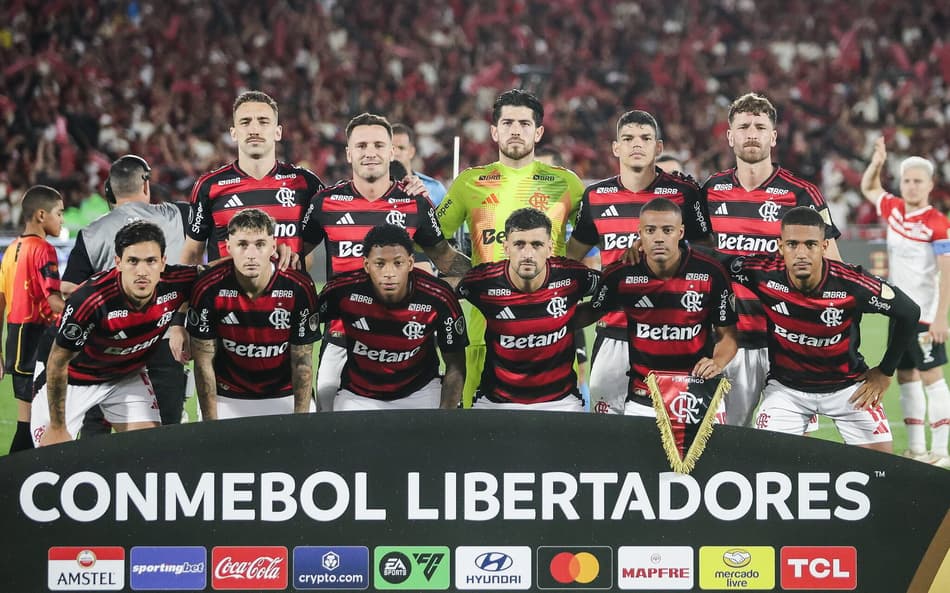 Flamengo em campo pela Libertadores