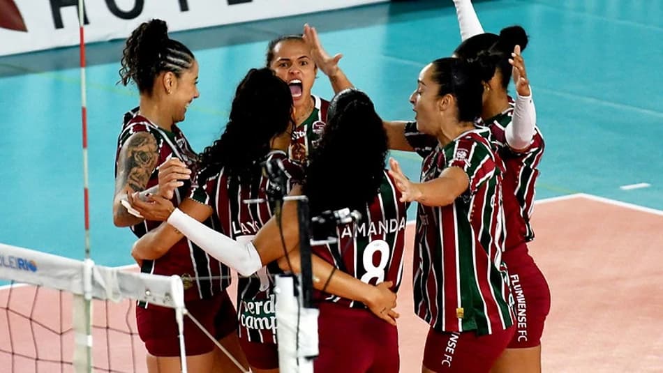 Fluminense vence o carioca de vôlei 2024 sobre o Sesc Flamengo (Mailson Santana/Fluminense)