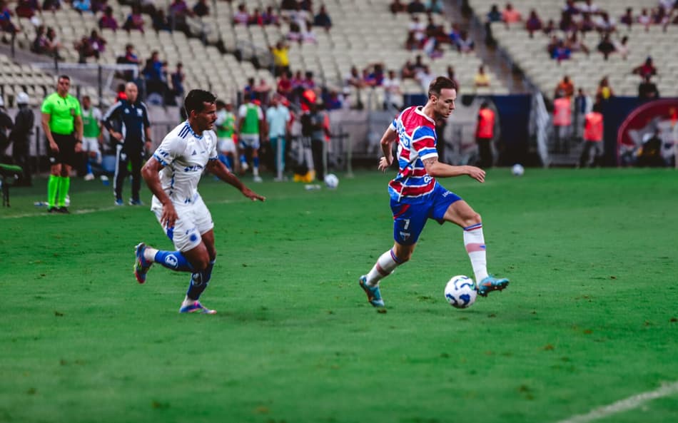 Partida entre Fortaleza e Cruzeiro, pelo Brasileirão (Foto: Matheus Amorim/Fortaleza EC)