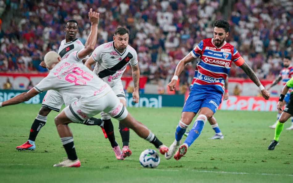Partida entre Fortaleza e Vasco, pelo Brasileirão (Foto: Mateus Lotif/Fortaleza EC)
