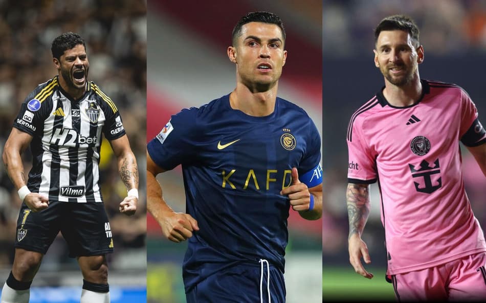 Hulk, Cristiano Ronaldo e Messi (Lance!)