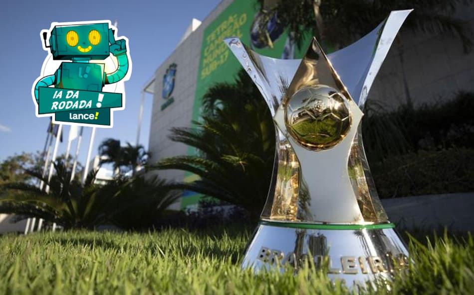 Inteligência Artificial simula resultados da 33ª rodada do Brasileirão (Foto: Lucas Figueiredo/CBF/Arte/L!)