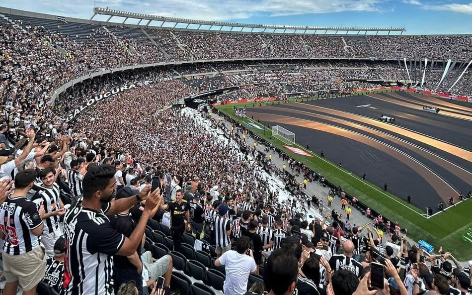 Torcida do Atlético em Buenos Aires na final da libertadores 2024 (Foto: João Guilherme / torcedor)
