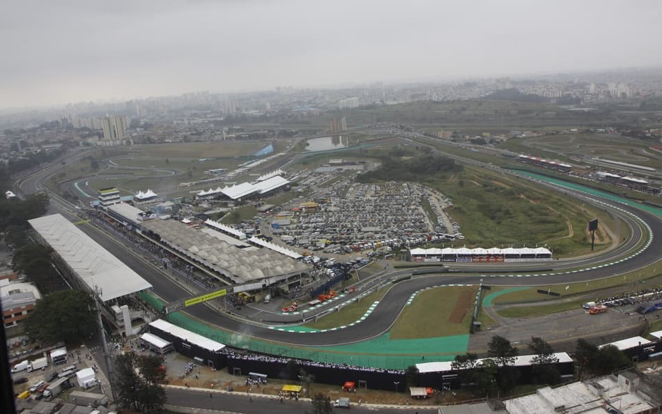 Autódromo de Interlagos visto do alto (Foto: Acervo Lance!)