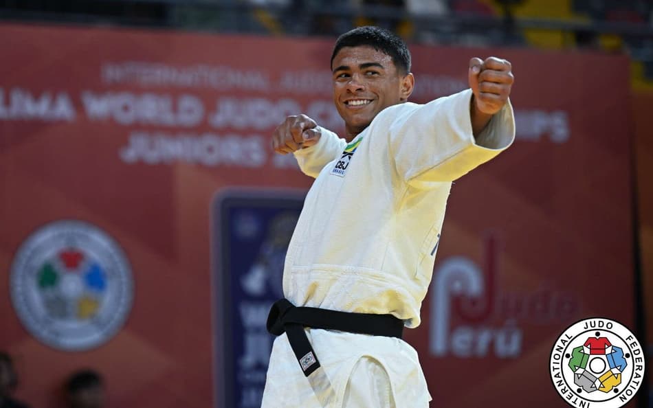 Jesse Barbosa leva ouro no Mundial Júnior de Judô (Foto: IJF)