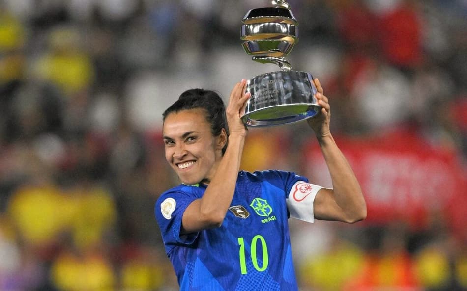 Marta concorre ao prêmio de melhor jogadora no Bola de Ouro