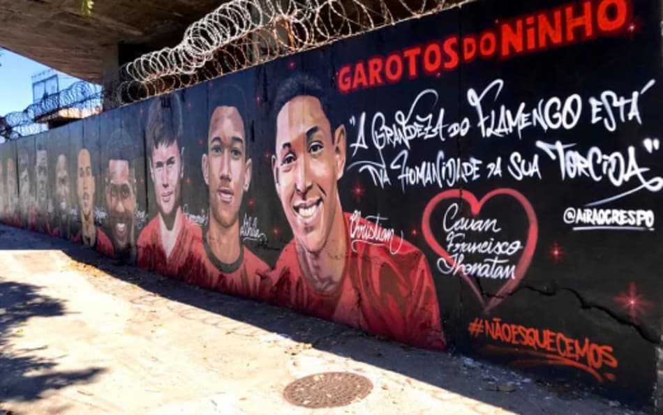 Memorial aos garotos do Ninho do Urubu (Foto: Divulgação)
