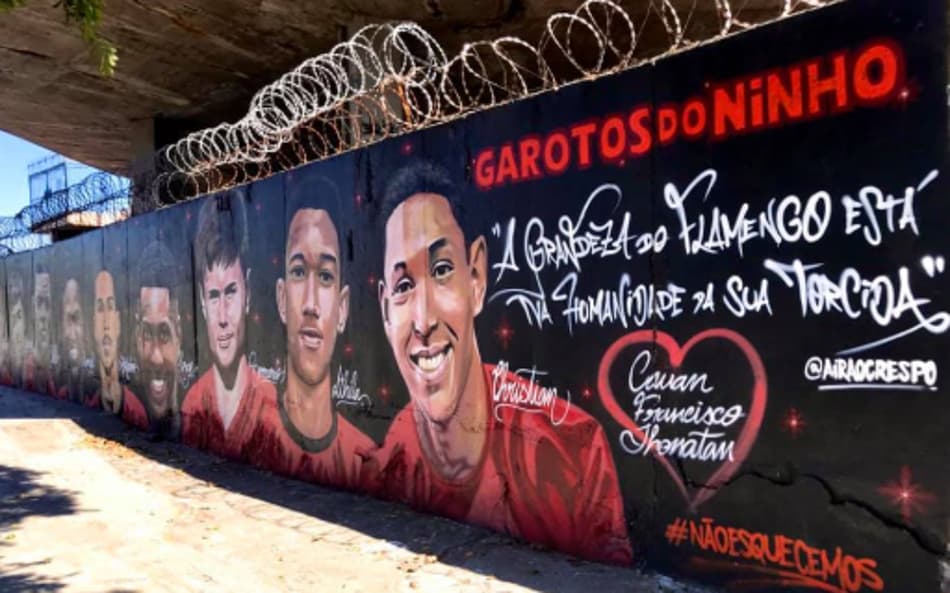 Memorial ao garotos do Ninho do Urubu