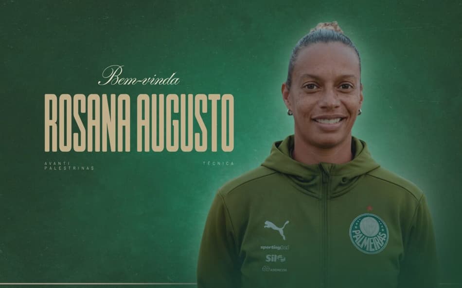 Rosana Augusto é a nova treinadora do Palmeiras feminino. (Foto: Palmeiras/Divulgação)