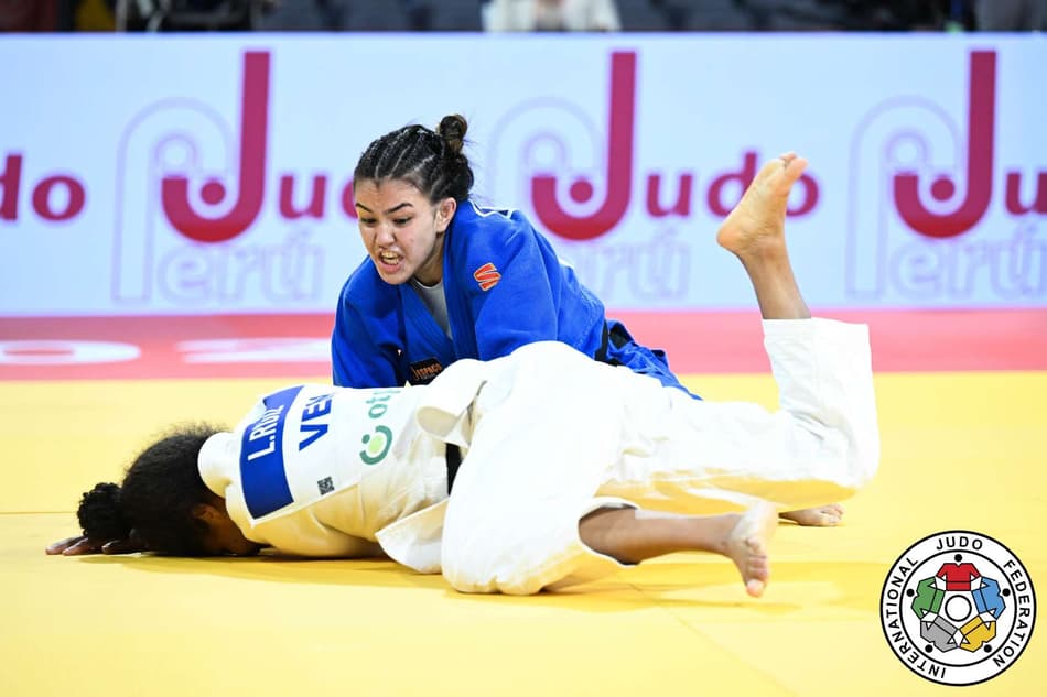 Nicole Marques vence Leomaris Ruiz no Mundial Júnior de Judô (Foto: IJF)