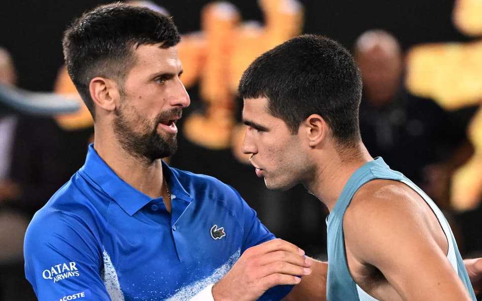 Novak Djokovic - Carlos Alcaraz - Australian Open - Tênis
