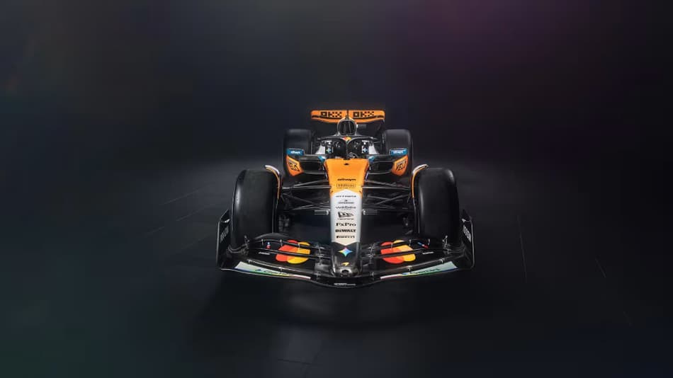 Pintura especial da Mc Laren para o GP dos Estados Unidos (Foto: Divulgação/Instagram)