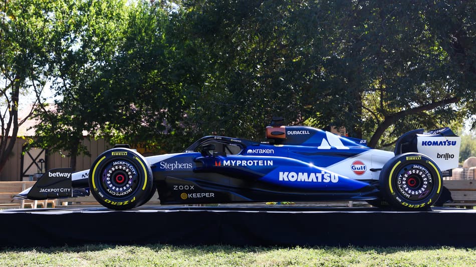Pintura especial Williams para o GP dos Estados Unidos (Foto: Divulgação/Instagram)