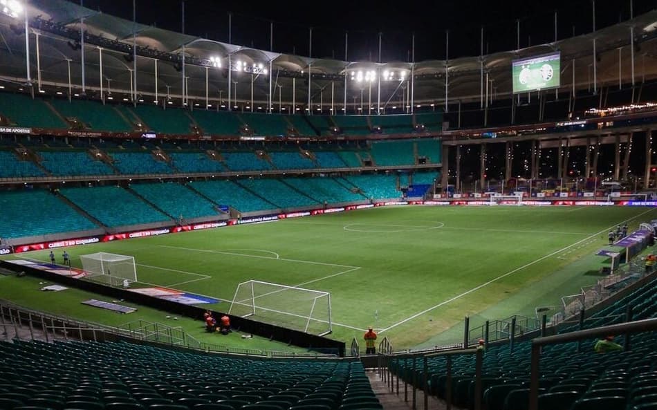 Arena Fonte Nova antes de Bahia x Grêmio (Foto: Letícia Martins / EC Bahia)
