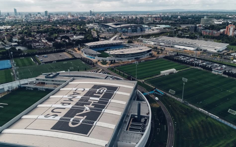 CT do Manchester City, na Inglaterra (Foto: reprodução)