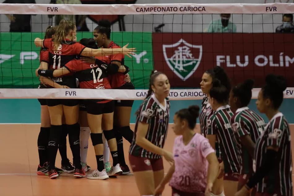 Sesc Flamengo vence o carioca de vôlei 2021 sobre o fluminense (Foto: Gilvan de Souza/Flamengo)