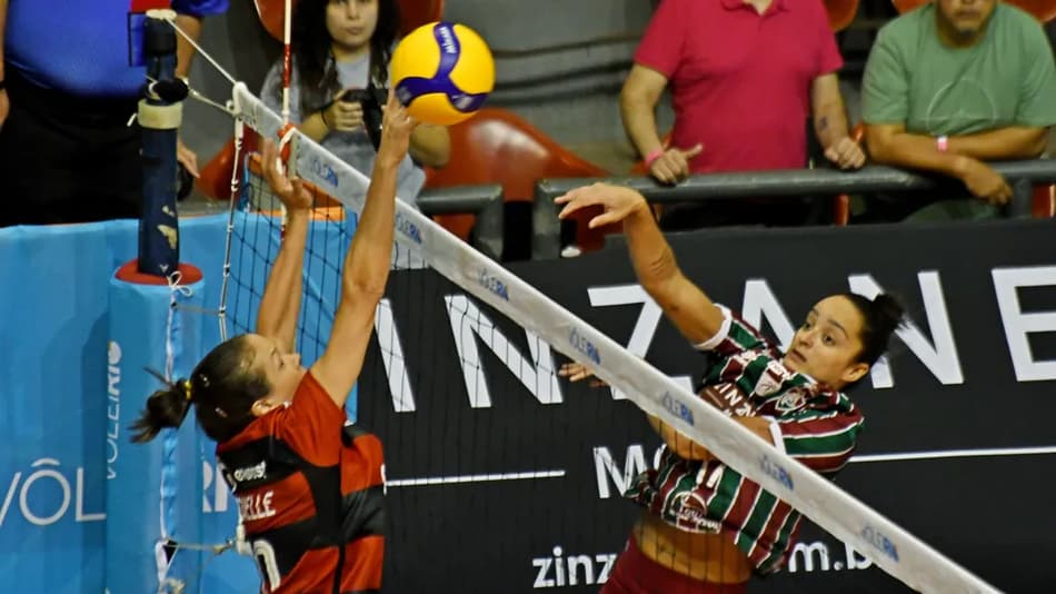 Sesc Flamengo vence o carioca de vôlei 2023 sobre o fluminense (Foto: Mailson Santana/Fluminense FC)