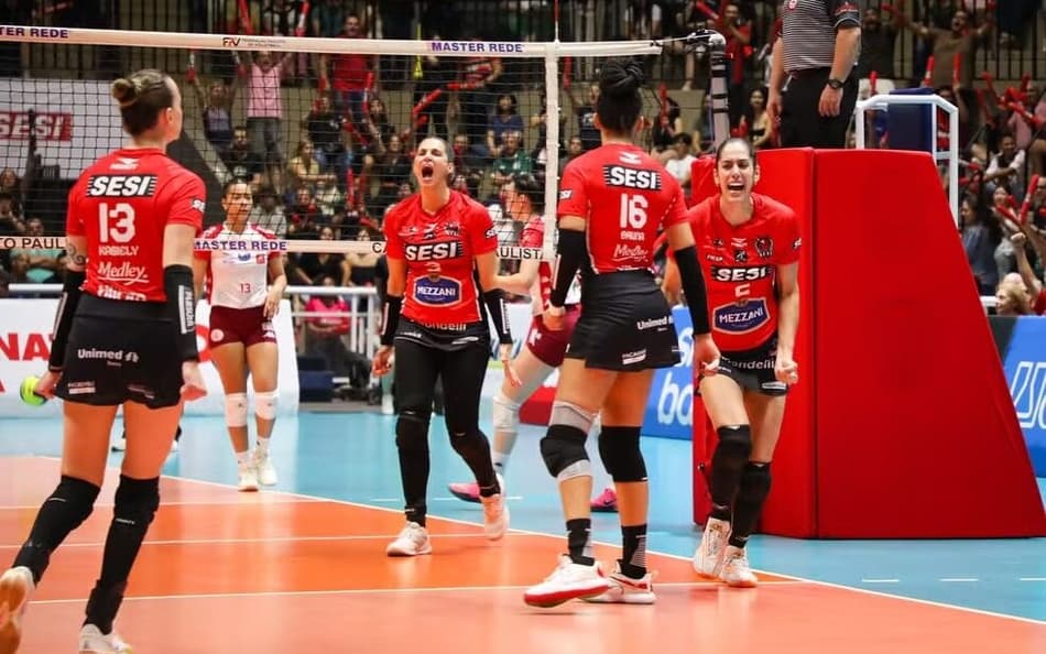 Sesi Bauru vence o Paulista de Vôlei feminino 2025 (Foto: Felipe Wiira/Sesi-SP)