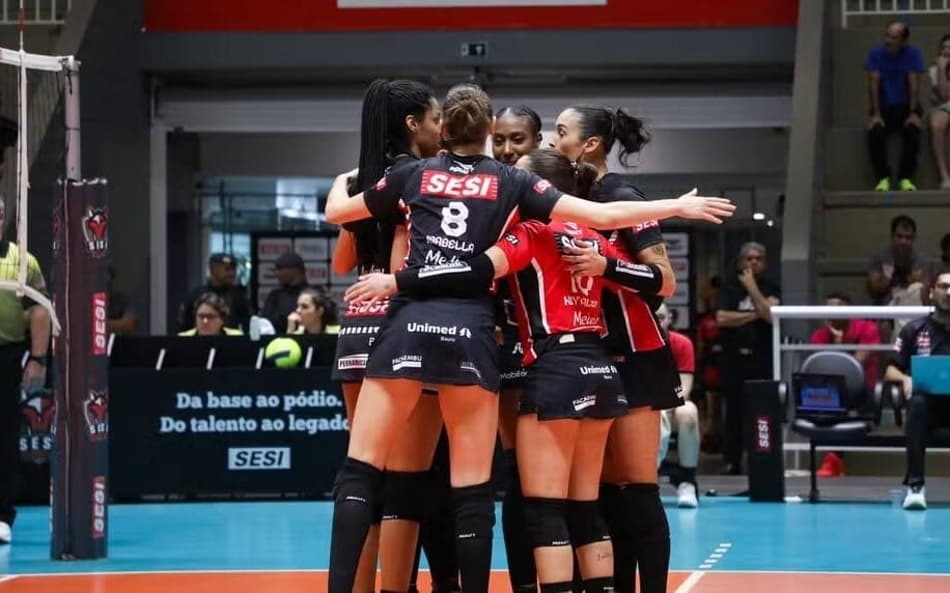 Sesi-Bauru venceu o Barueri no jogo 1 da final (Foto: Felipe Wiira/Sesi-SP)
