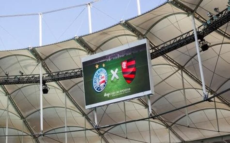 Bahia e Flamengo se enfrentam na Arena Fonte Nova (Foto: divulgação)