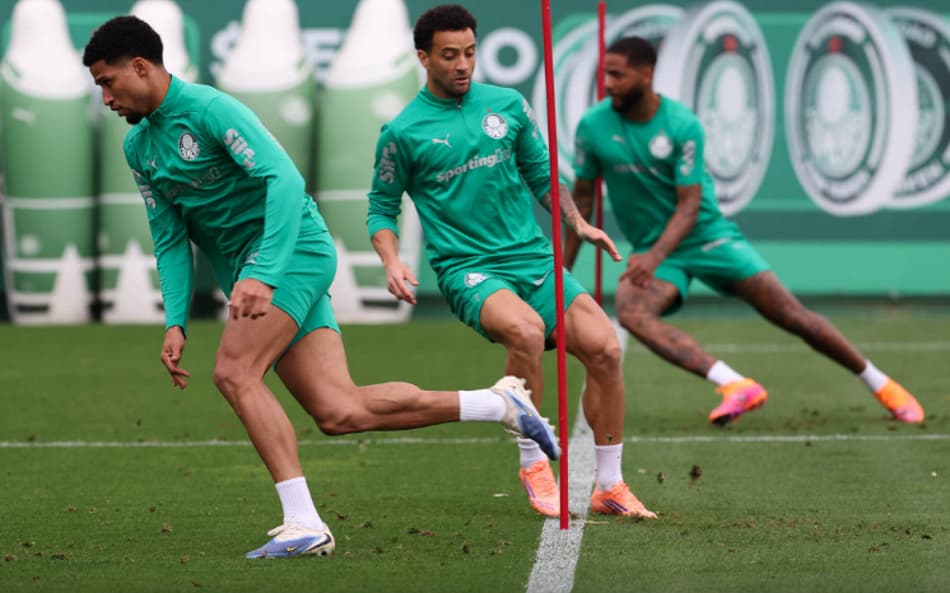 Treino do Palmeiras na Academia de Futebol