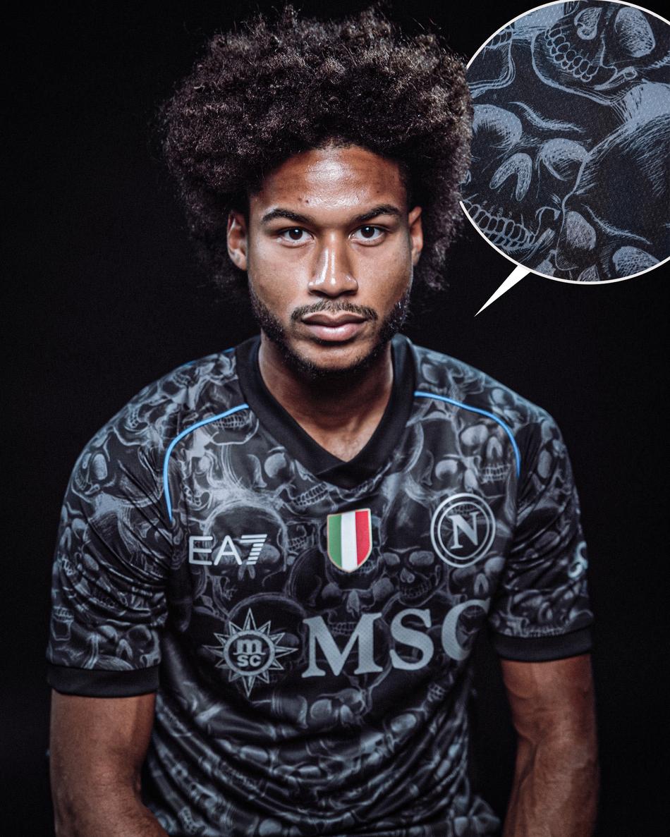 Uniforme de Halloween da Napoli na temporada 21/22