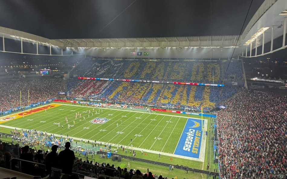 Neo Química Arena NFL São Paulo Game futebol americano Los Angeles Chargers Kansas City Chiefs