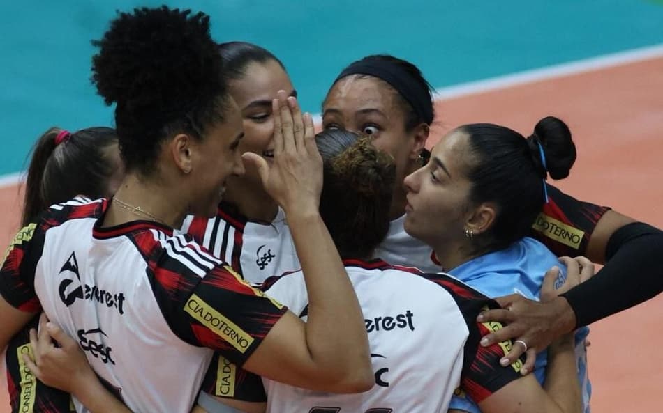 Flamengo é finalista do Carioca de vôlei feminino 2025 (Foto: Mariana Sá/ CRF)